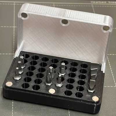 Hex Bits Box - Hộp đựng mũi vặn hex 1/4"