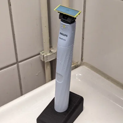 Đế dựng máy cạo râu Philips OneBlade First Shave (3D Print Model)