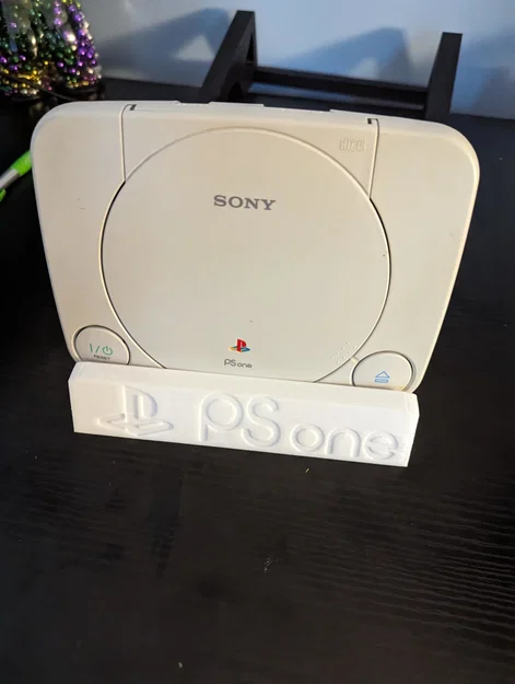 Giá đỡ trưng bày máy game PSOne (Playstation) in 3D đẹp mắt - Image 1