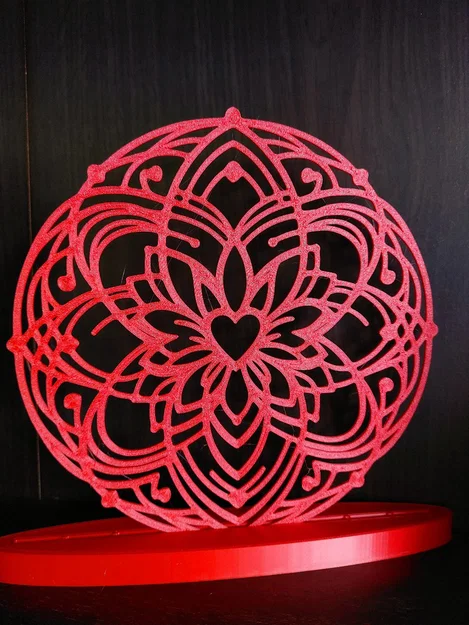 Trang trí tường mandala Valentine - Image 3
