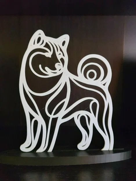 Trang trí treo tường Dog Shiba inu 2 / Pes shiba inu 2 - Image 3