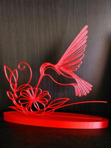 Trang trí tường chim ruồi (Hummingbird / Kolibřík) - Image 3