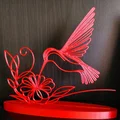 Trang trí tường chim ruồi (Hummingbird / Kolibřík) - Thumbnail 3