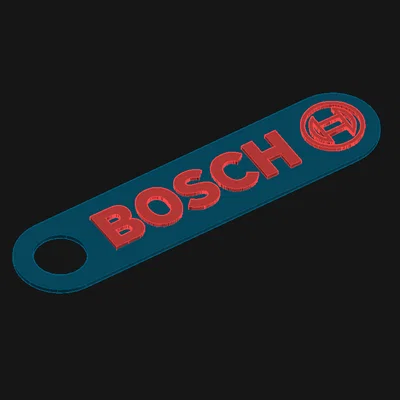 Móc khóa Bosch in 3D tinh tế - Phụ kiện đẳng cấp cho anh em kỹ thuật