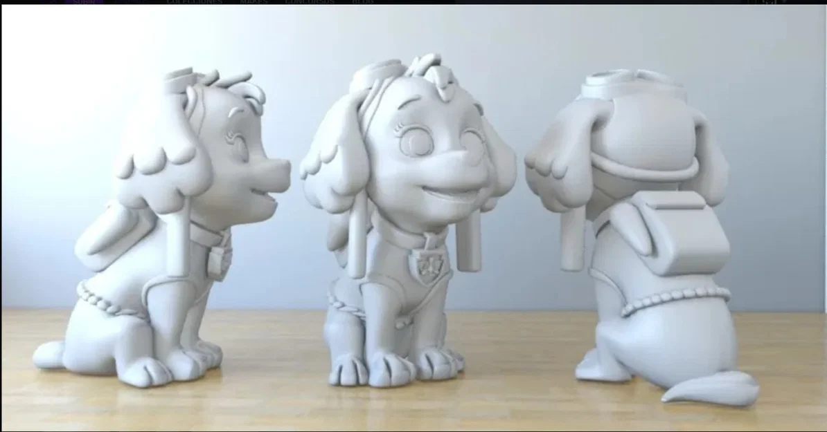 Mô hình Skye Paw Patrol đáng yêu cho máy in 3D - Image 1