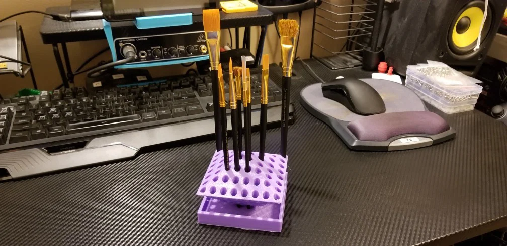 Khay đựng cọ vẽ 3D độc đáo cho họa sĩ và người chơi mô hình - Image 2