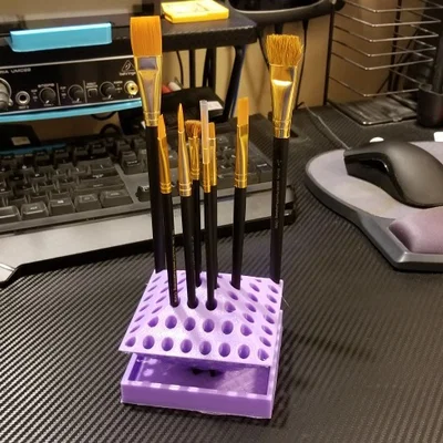 Khay đựng cọ vẽ 3D độc đáo cho họa sĩ và người chơi mô hình