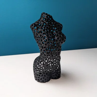 Mô hình điêu khắc cơ thể nữ nghệ thuật Voronoi (có đế vững chãi)