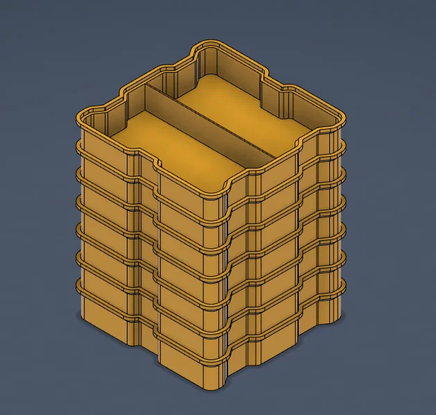 Hộp lưu trữ xếp chồng đa năng - Mô hình in 3D tiện lợi cho bàn làm việc - Image 1