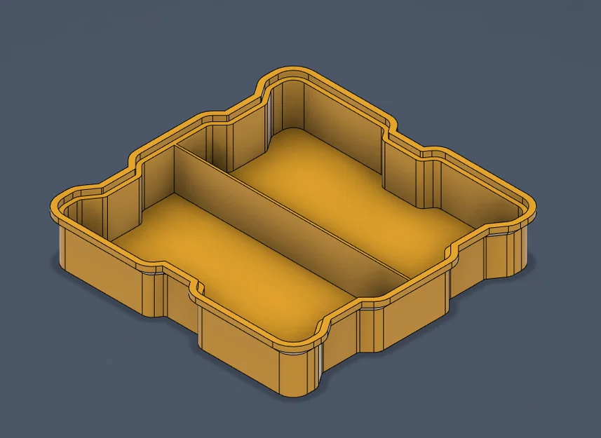 Hộp lưu trữ xếp chồng đa năng - Mô hình in 3D tiện lợi cho bàn làm việc - Image 3