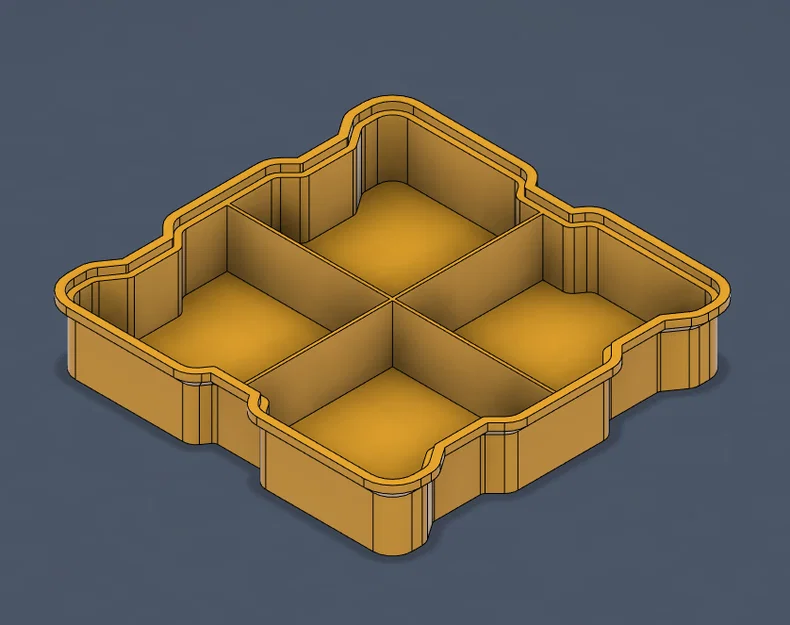 Hộp lưu trữ xếp chồng đa năng - Mô hình in 3D tiện lợi cho bàn làm việc - Image 4