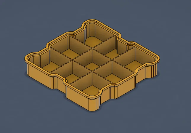 Hộp lưu trữ xếp chồng đa năng - Mô hình in 3D tiện lợi cho bàn làm việc - Image 5