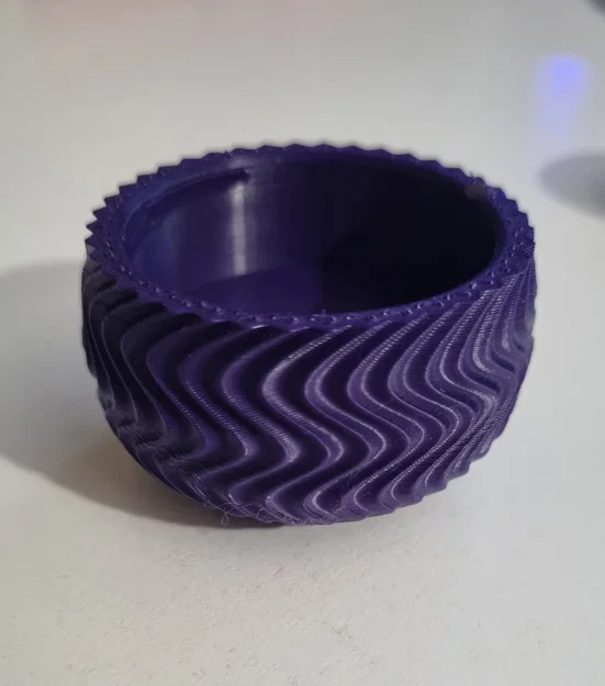 Chân đế nến trà vân sóng (Tea candle wave holder) in 3D tinh tế - Image 2