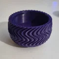 Chân đế nến trà vân sóng (Tea candle wave holder) in 3D tinh tế - Thumbnail 2