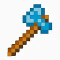 Mô hình rìu kim cương Minecraft (Diamond Axe) in 3D độc đáo - Thumbnail 1