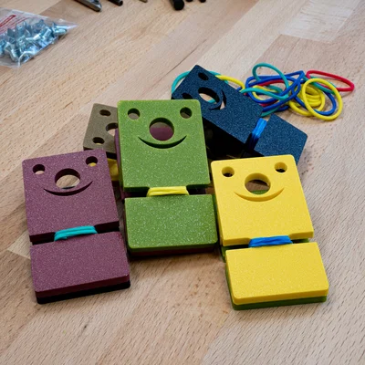 Kẹp giấy PAPER CLAMP (aka BINDER CLIP) in 3D