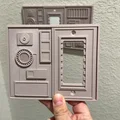 Galaxys Edge Panel Single switch cover Remix Small - Thumbnail 1