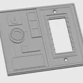 Galaxys Edge Panel Single switch cover Remix Small - Thumbnail 3