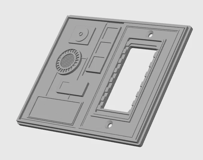 Galaxys Edge Panel Single switch cover Remix Small - Image 4