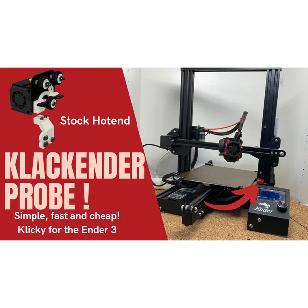 KlackEnder Probe - Đầu đo tự động giá rẻ cho Ender 3 - Image 1