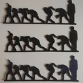 Silhouette BTS Fake Love - Thumbnail 1