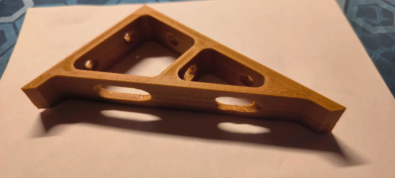 Ke đỡ kệ treo tường (Equerre pour étagère) in 3D chắc chắn, thẩm mỹ - Image 5