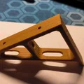 Ke đỡ kệ treo tường (Equerre pour étagère) in 3D chắc chắn, thẩm mỹ - Thumbnail 6