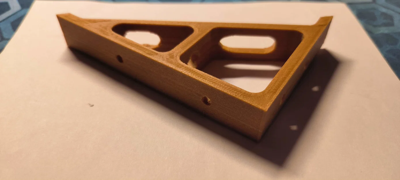 Ke đỡ kệ treo tường (Equerre pour étagère) in 3D chắc chắn, thẩm mỹ - Image 7