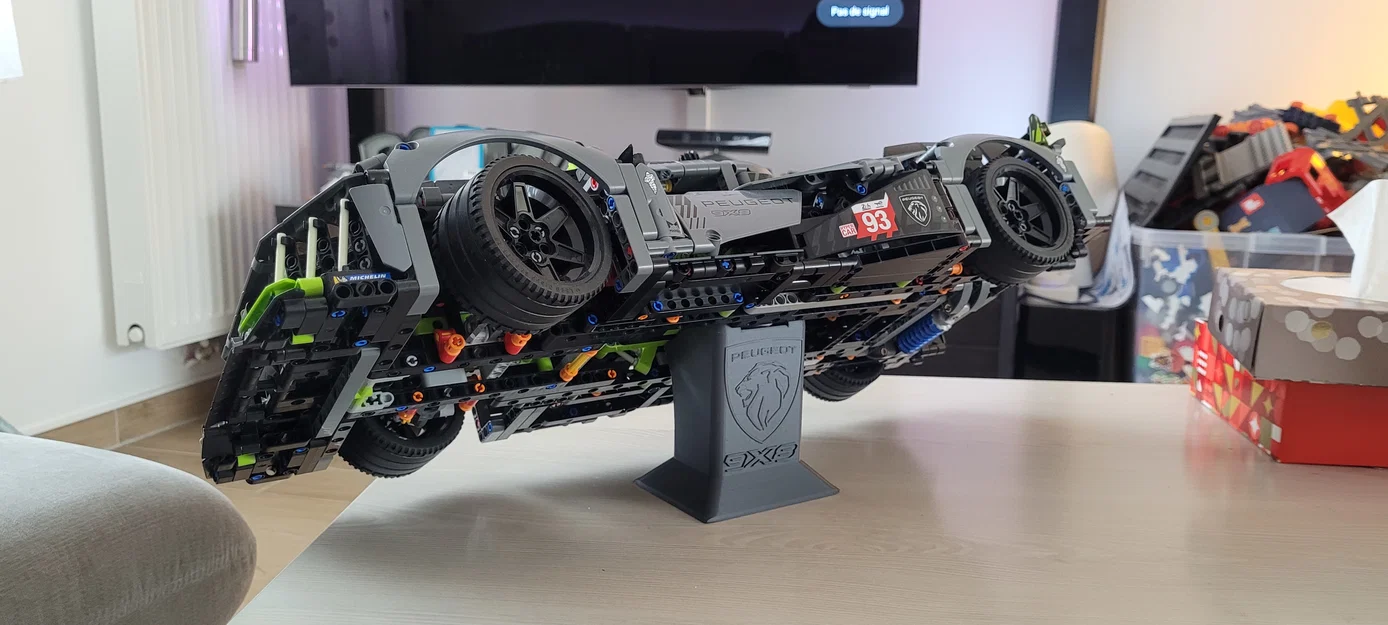 Chân đế 3D cho Lego Technic Peugeot 9X8 24H Le Mans - Image 3