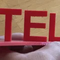 Flip Text Generator (OpenScad) – Tạo chữ lật và xuất STL - Thumbnail 3