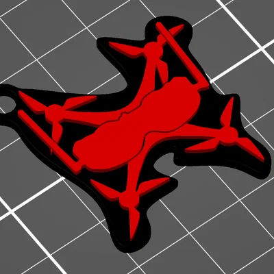 Móc khóa FPV Drone in 3D độc đáo dành cho người đam mê công nghệ