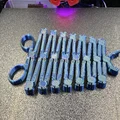 Mô hình rắn kéo giãn Wide Scissor Snake in 3D độc đáo - Thumbnail 1