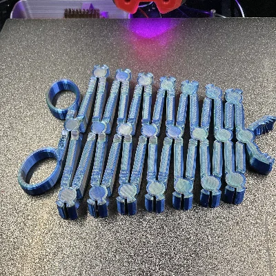 Mô hình rắn kéo giãn Wide Scissor Snake in 3D độc đáo