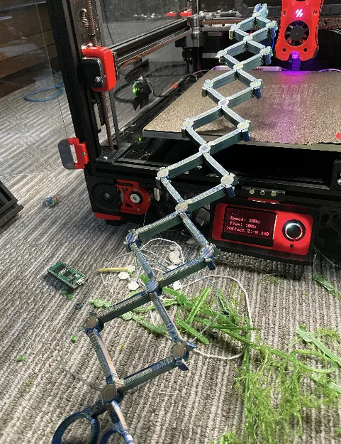 Mô hình rắn kéo giãn Wide Scissor Snake in 3D độc đáo - Image 2