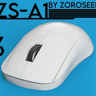 ZS-A1 – Chuột wireless đối xứng in 3D cho Logitech G305