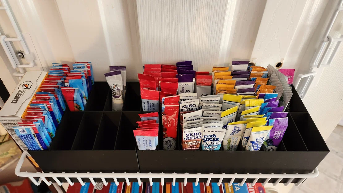 Khay sắp xếp gói nước uống (Drink Packet Sorter) cho tủ bếp gọn gàng - Image 1