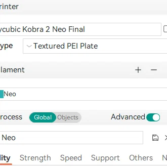 Profile Orca Slicer cho Anycubic Kobra 2 Neo