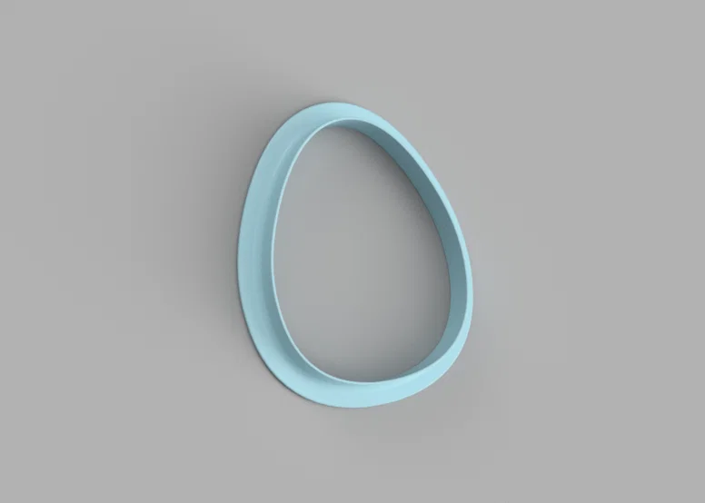 Khuôn cắt bánh quy hình trứng Phục sinh - File in 3D hữu ích - Image 1