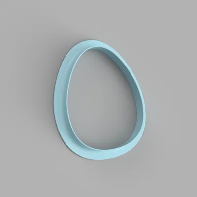 Khuôn cắt bánh quy hình trứng Phục sinh - File in 3D hữu ích