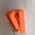 Móc Treo Tường Gập - Mod Khe Dài | Print in Place - Thumbnail 2