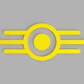 Logo Vault Tec (Fallout) để treo tường - Thumbnail 1