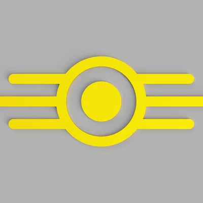 Logo Vault Tec (Fallout) để treo tường