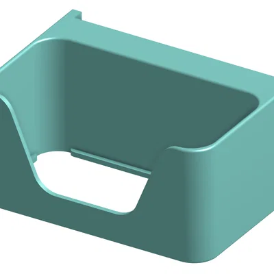 Khay treo nhà tắm 3D thông minh - Shower basket Cutout