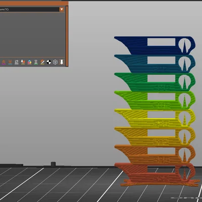MK4, PLA, nozzle 0.4, Input Shaper - Temperature Tower