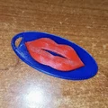 Móc khóa hình đôi môi (Kiss keychain) - Phụ kiện in 3D cá tính - Thumbnail 3