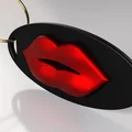 Móc khóa hình đôi môi (Kiss keychain) - Phụ kiện in 3D cá tính - Thumbnail 5