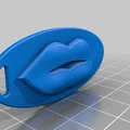 Móc khóa hình đôi môi (Kiss keychain) - Phụ kiện in 3D cá tính - Thumbnail 6