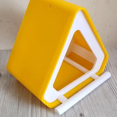 Mô hình máng ăn cho chim (Bird Feeder) thiết kế A-Frame