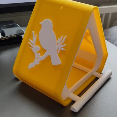 Mô hình máng ăn cho chim (Bird Feeder) thiết kế A-Frame