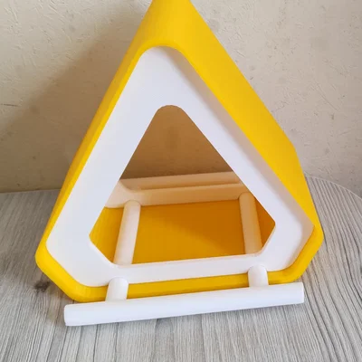 Mô hình máng ăn cho chim (Bird Feeder) thiết kế A-Frame